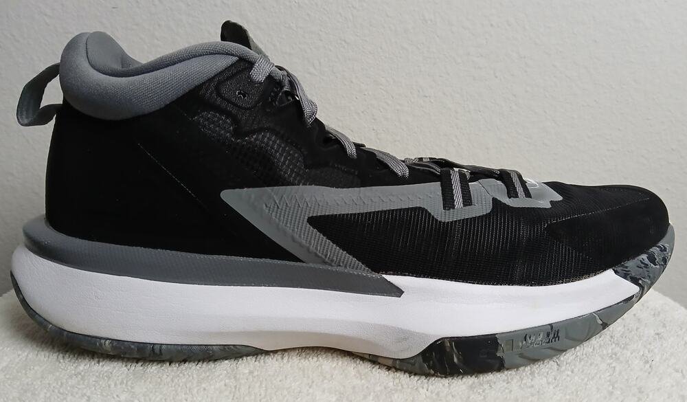 Nike Air Jordan Zion 1 TB Black Smoke Basketball Shoes Mens Size 12 DC4208-001